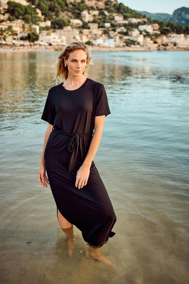 Tramontana maxi jurk zwart kopen? Morgen in huis wehkamp