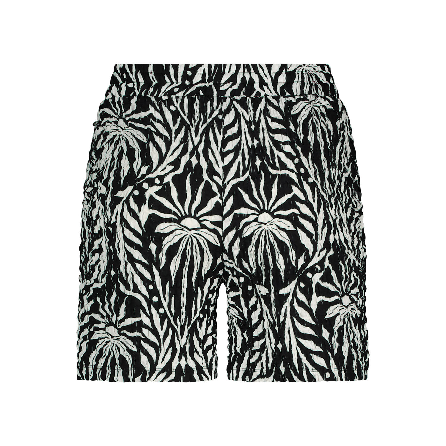 Tramontana straight regular waist casual short zwart