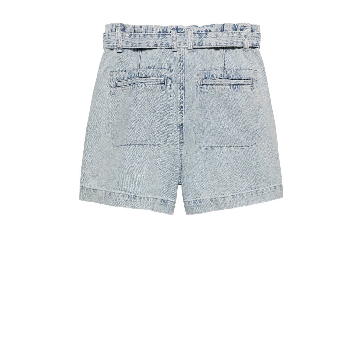 Catwalk Junkie denim straight high waist short light blue denim