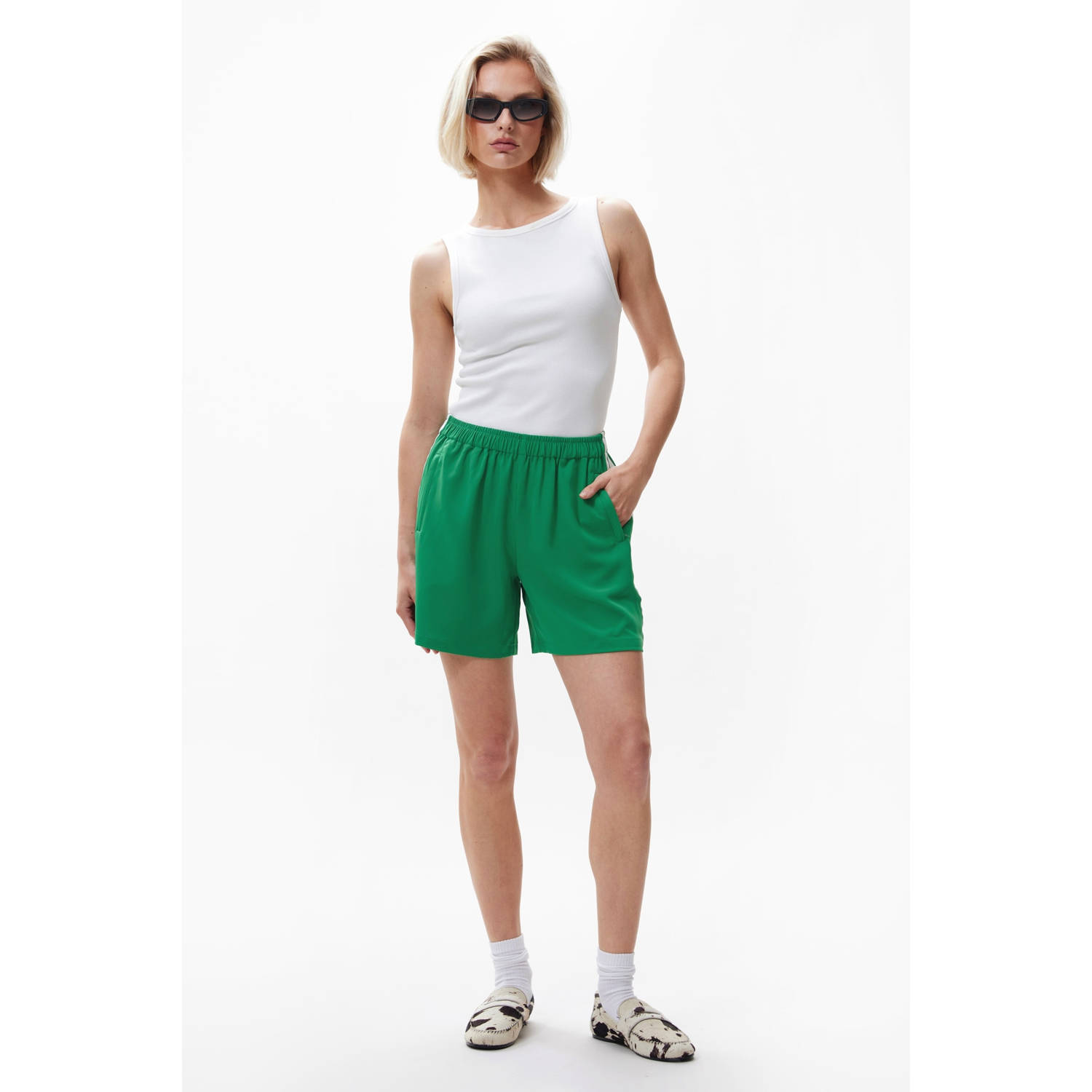 Catwalk Junkie high waist casual short groen