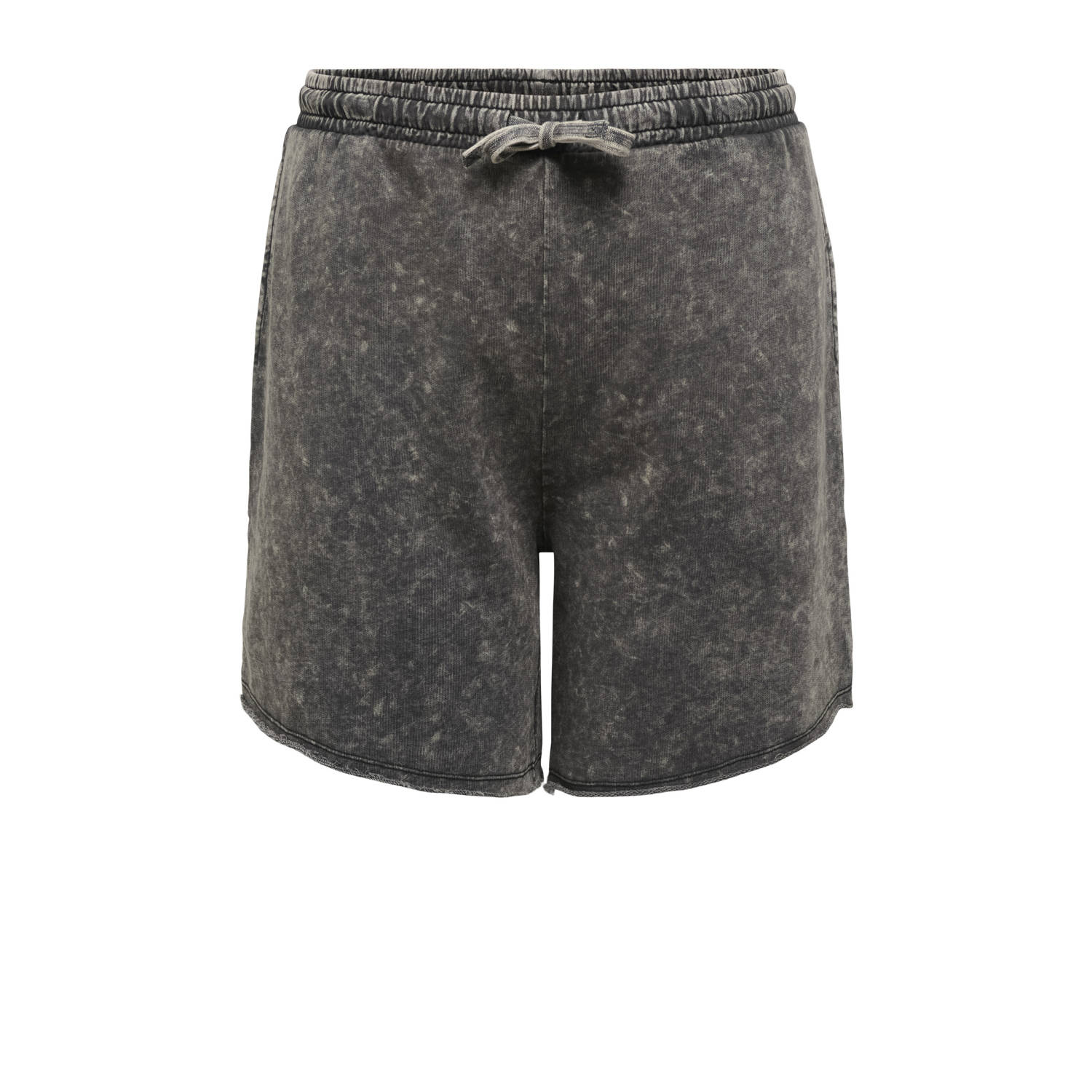 ONLY CARMAKOMA regular waist sweatshort grijs