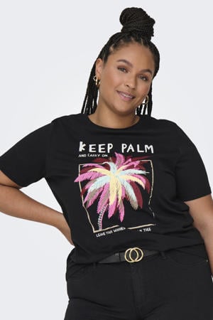 T-shirt zwart