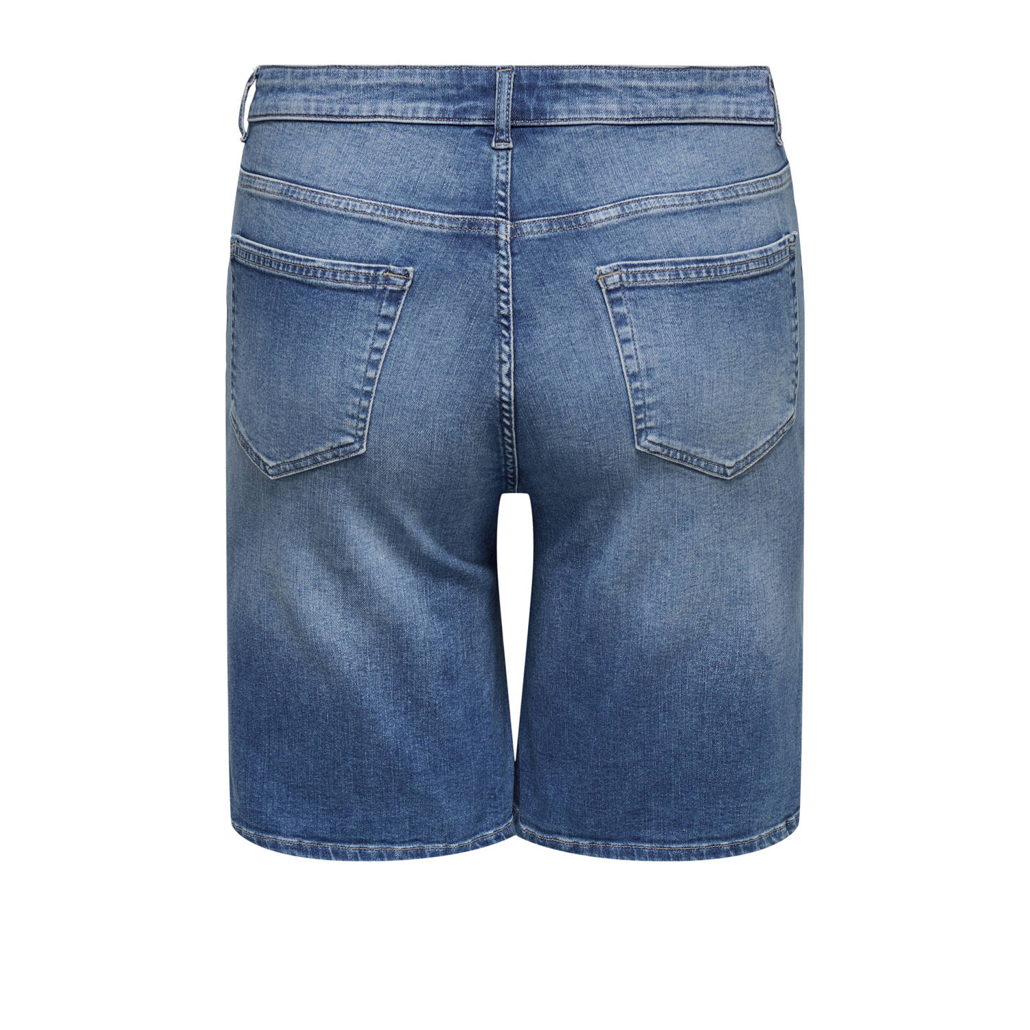 ONLY CARMAKOMA denim wide leg high waist short medium blue denim