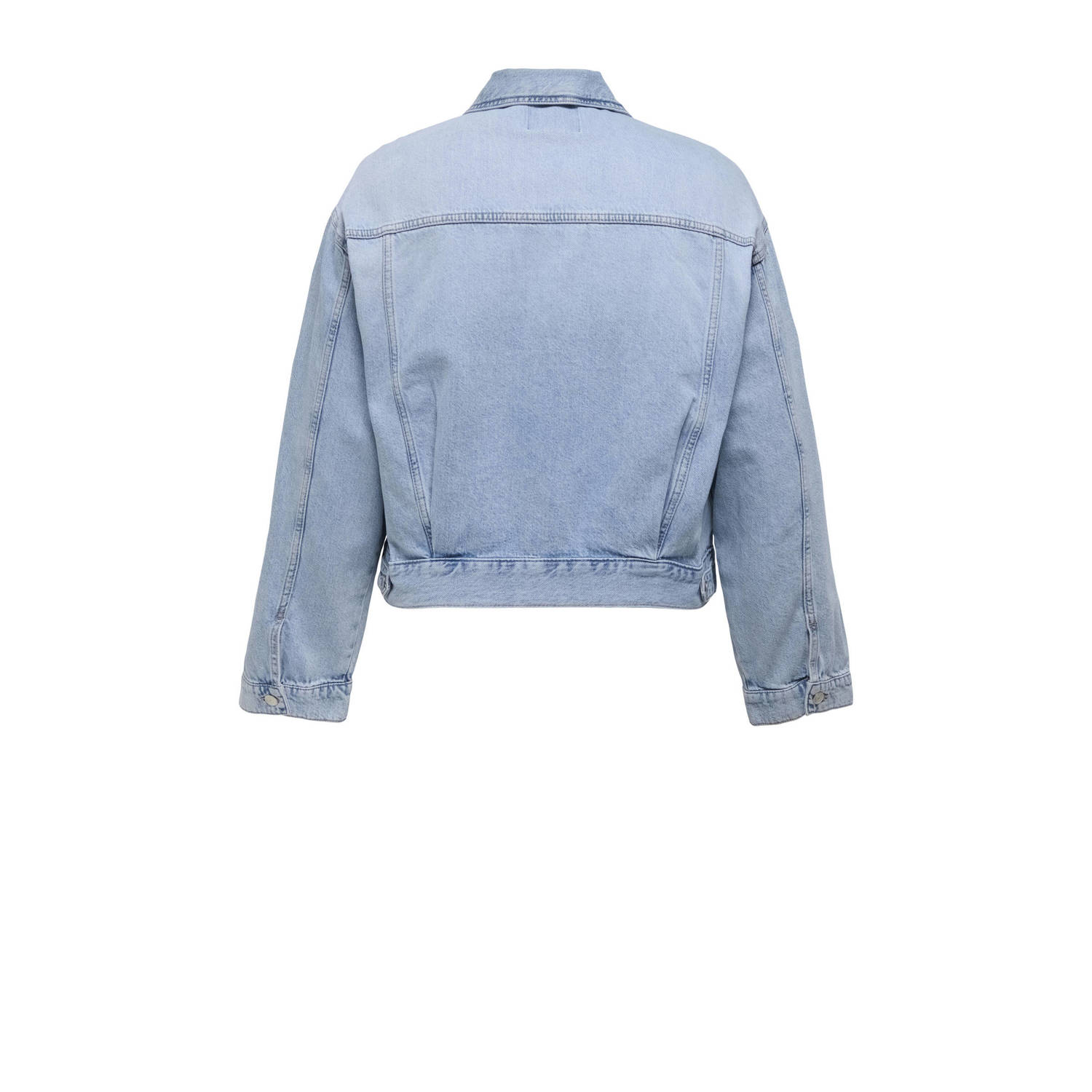 ONLY CARMAKOMA spijkerjas light blue denim