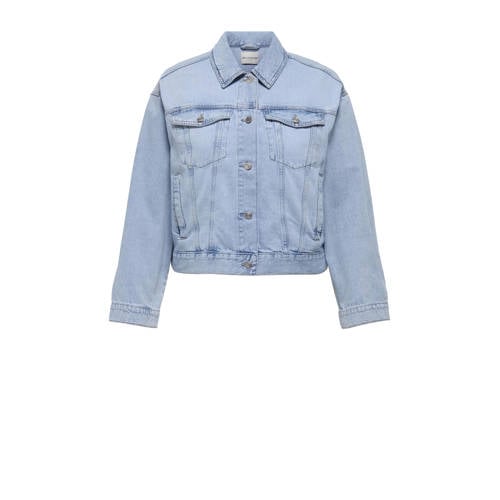 ONLY CARMAKOMA spijkerjas light blue denim afbeelding