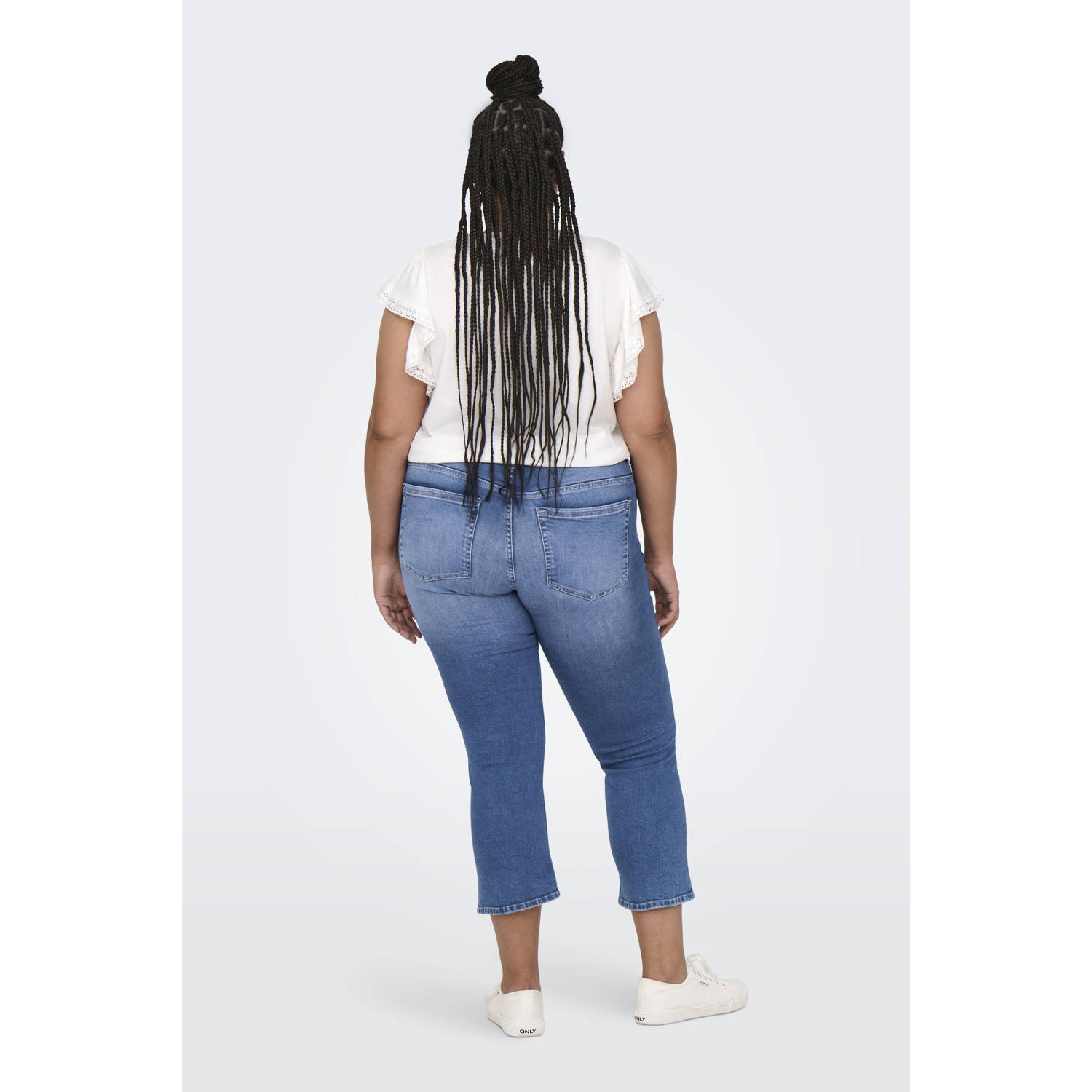 ONLY CARMAKOMA capri jeans medium blue denim