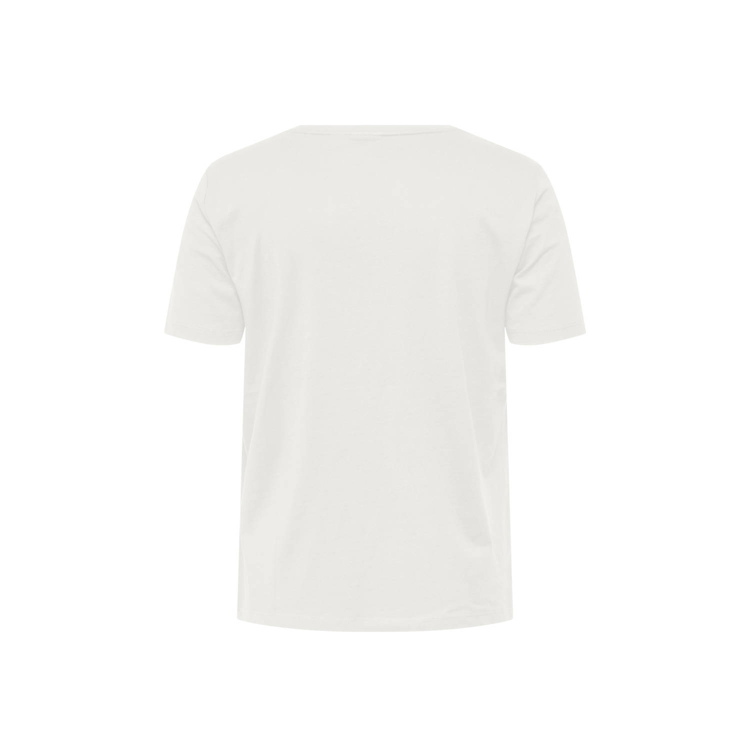 ONLY CARMAKOMA T-shirt wit met glitter
