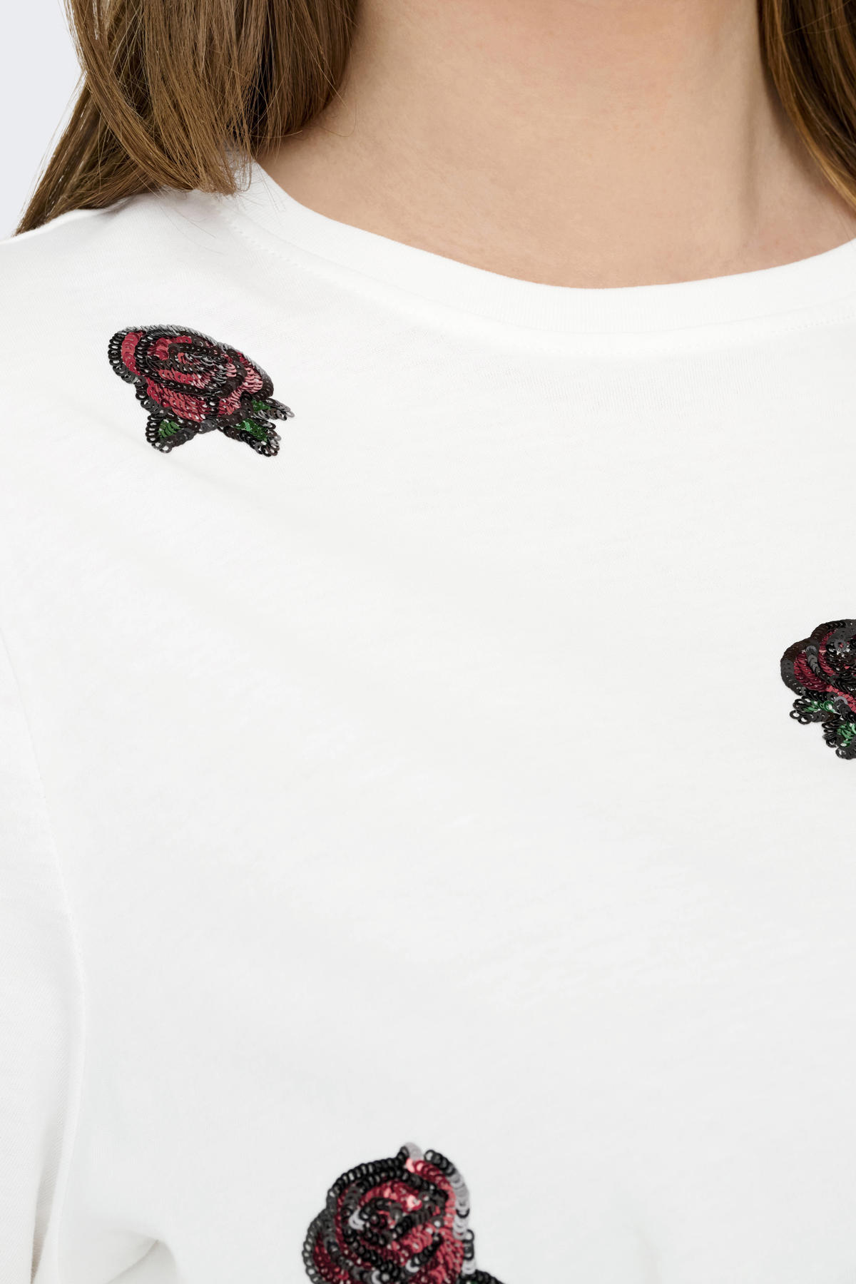 Only Carmakoma Konfi t-shirt white main image 0