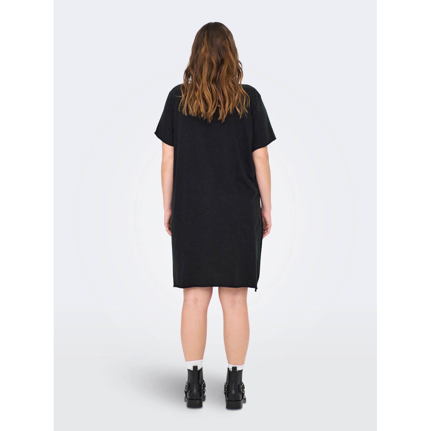 ONLY CARMAKOMA jurk antraciet