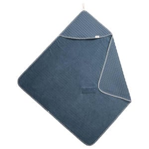 omslagdoek Antwerp wafelstof/stretch badstof bluestone