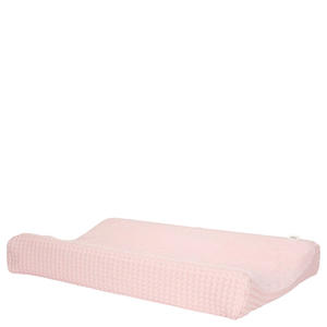 aankleedkussenhoes Amsterdam wafel/badstof cotton candy