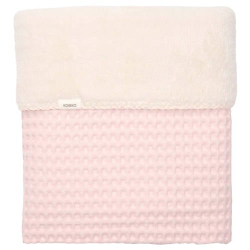 Koeka wiegdeken Oslo wafel/teddy cotton candy afbeelding
