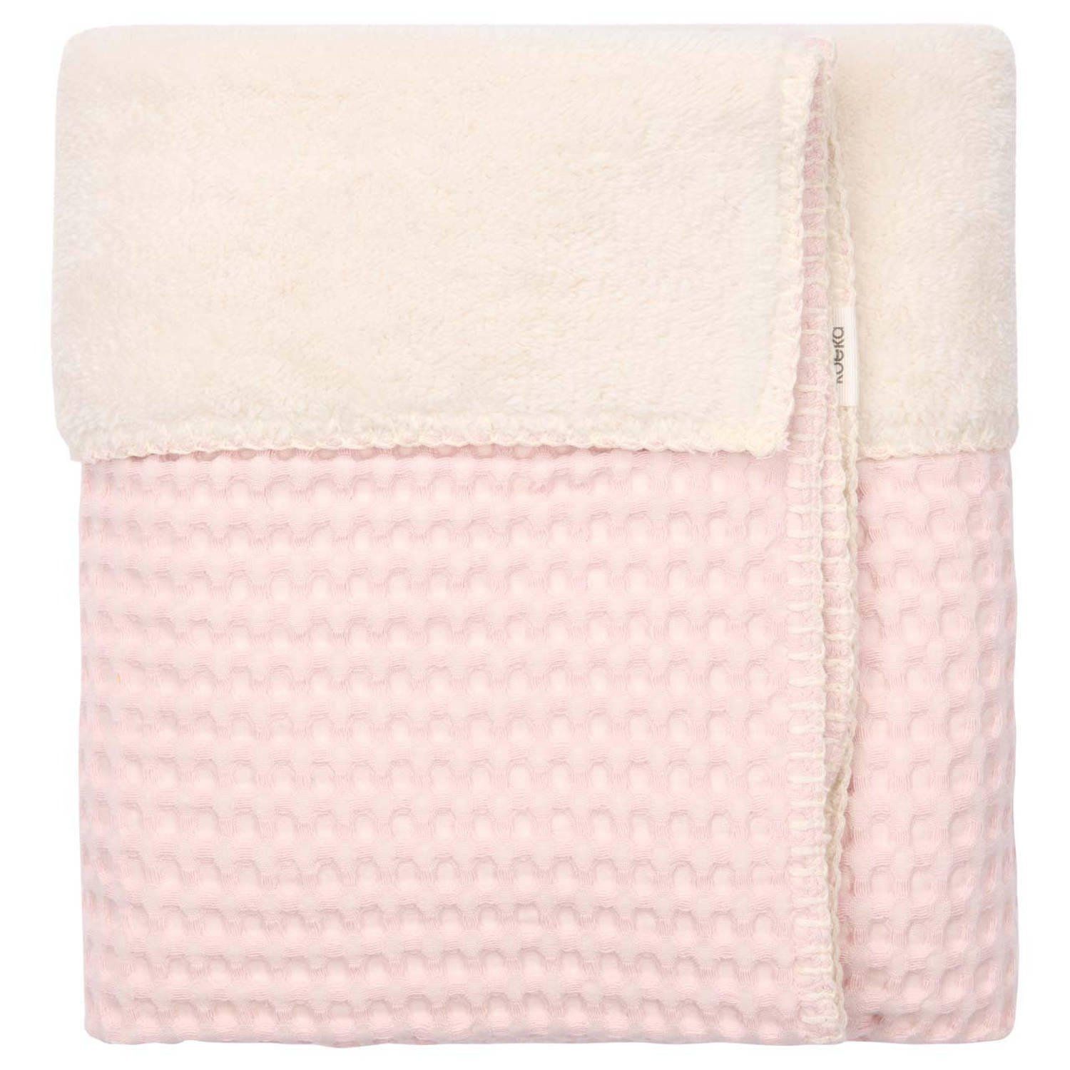 Koeka all season wiegdeken Amsterdam wafel katoenfleece cotton candy