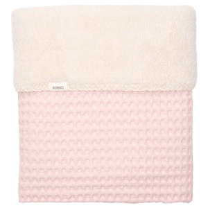 all season wiegdeken Amsterdam wafel/katoenfleece cotton candy
