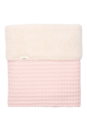 all season wiegdeken Amsterdam wafel/katoenfleece cotton candy