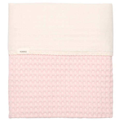 Koeka all season ledikantdeken Amsterdam wafel/katoenfleece cotton candy afbeelding