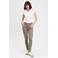 Cache Cache slim fit jeans kakigroen