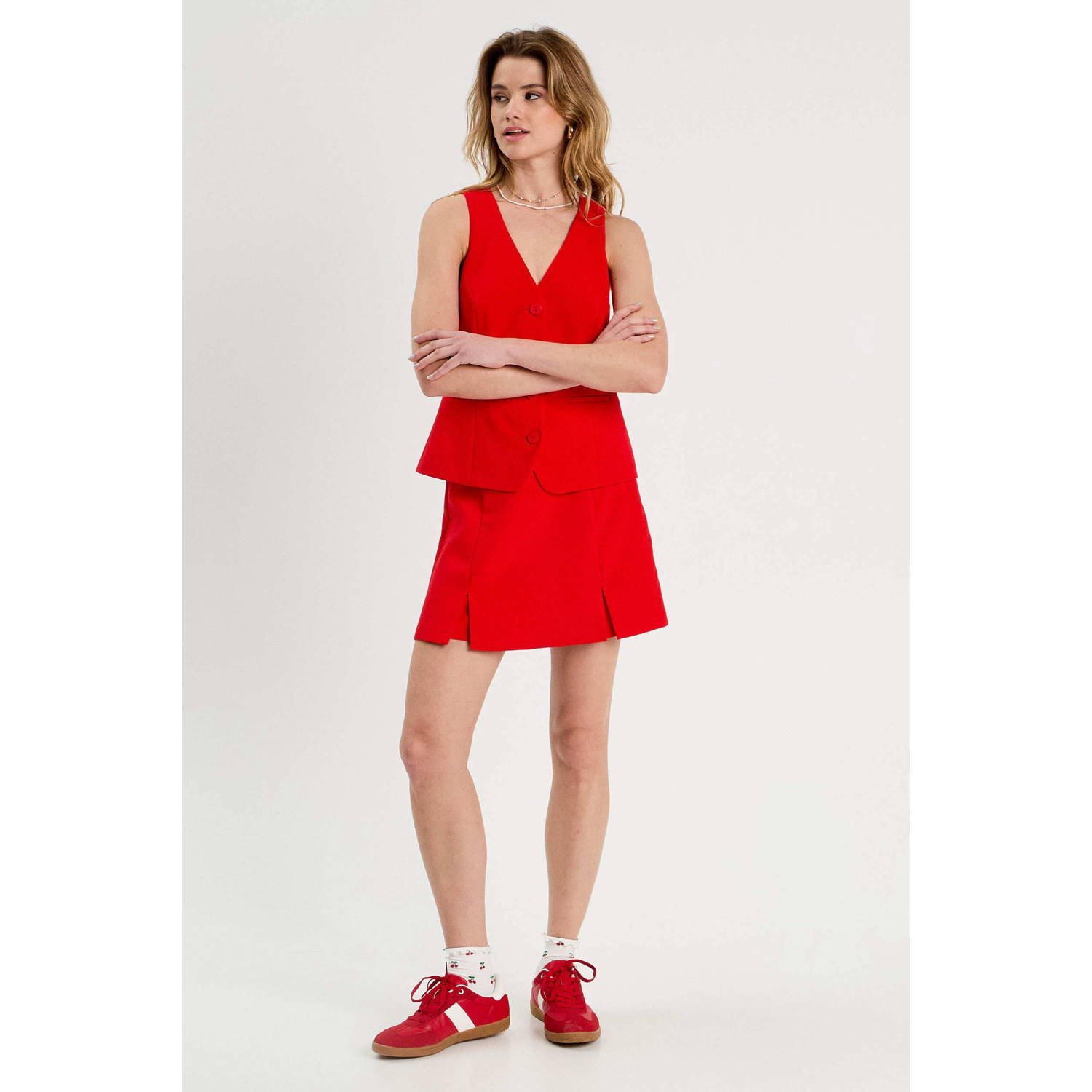 Cache skort rood