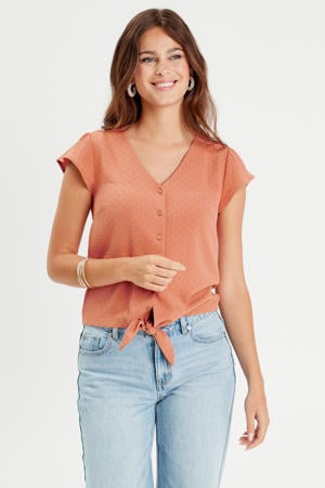 blouse zalm