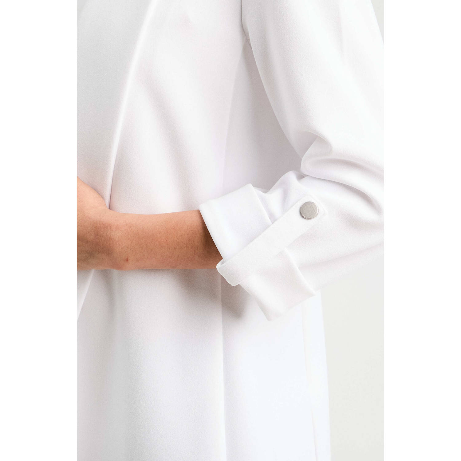 Cache getailleerde blazer ecru