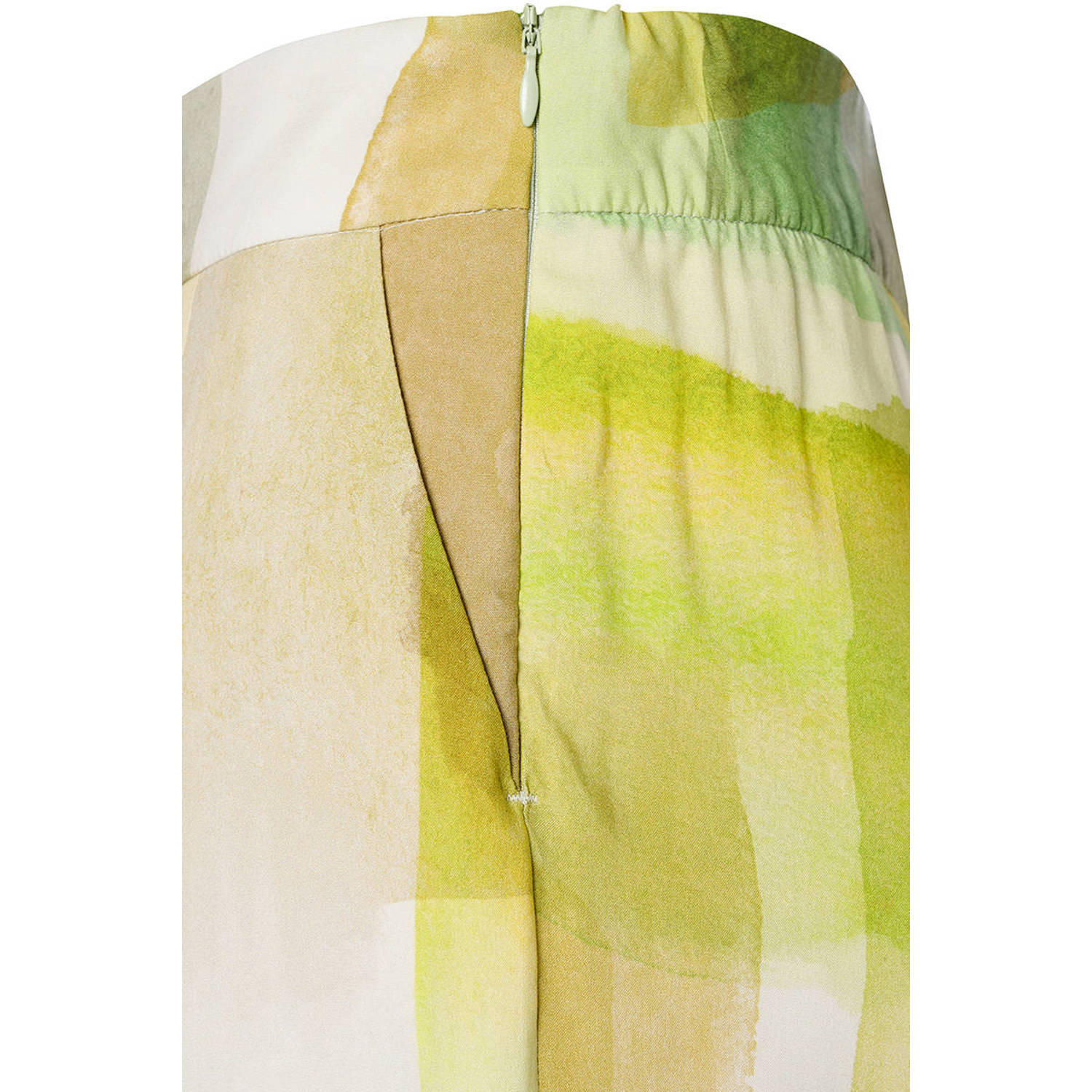 Mart Visser wide leg regular waist palazzo broek groen