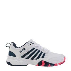 Court Express 2 sportschoenen wit/donkerblauw/oranje