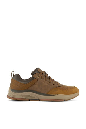 leren sneakers bruin