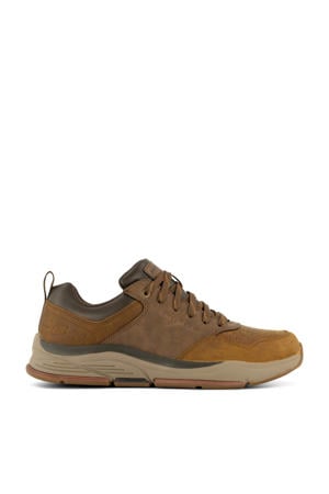 leren sneakers bruin