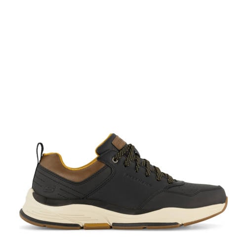 Skechers leren sneakers zwart afbeelding