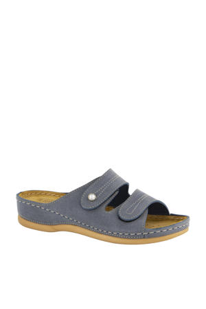 slippers lichtblauw