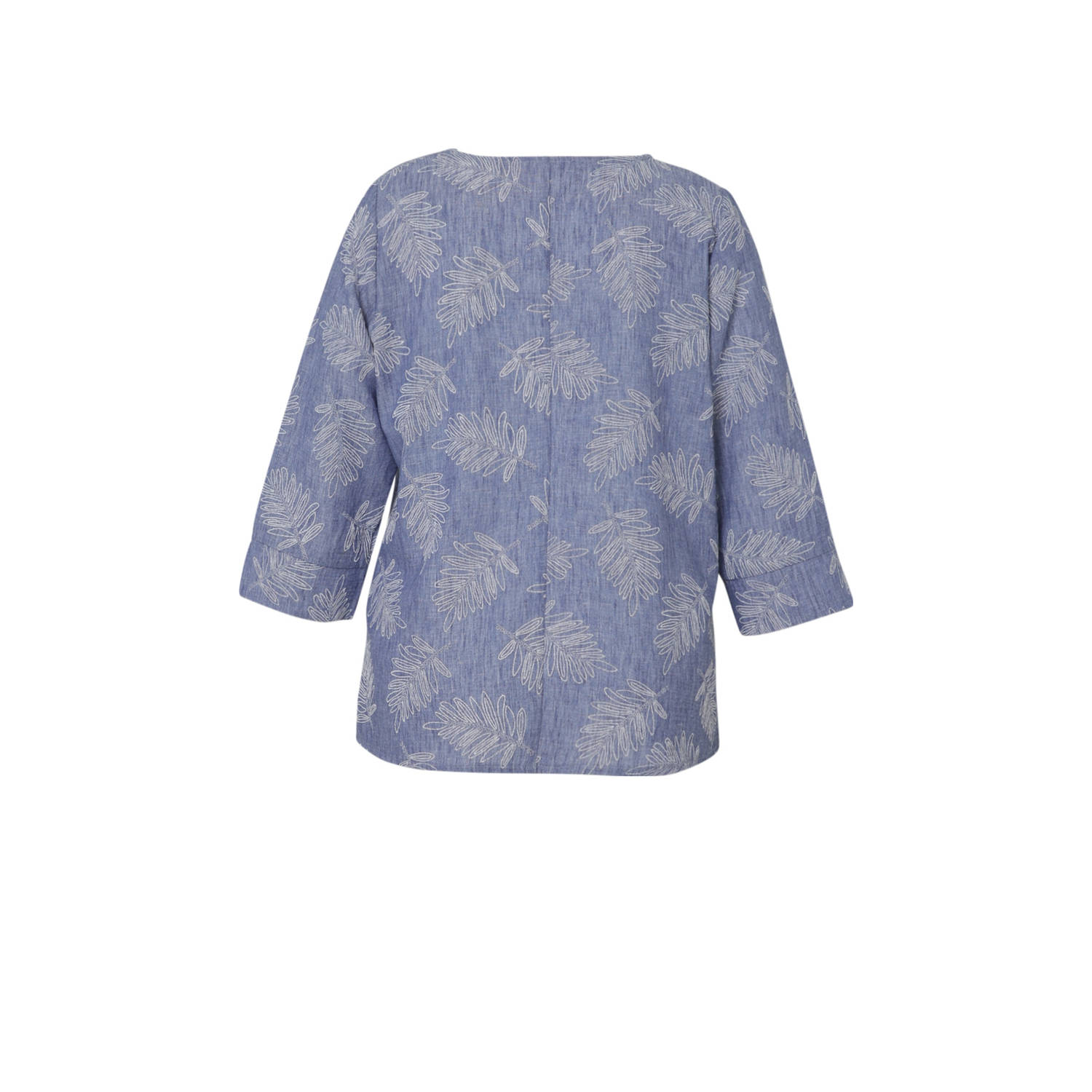 Paprika top blauw