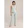 WE Fashion flared pantalon mintgroen