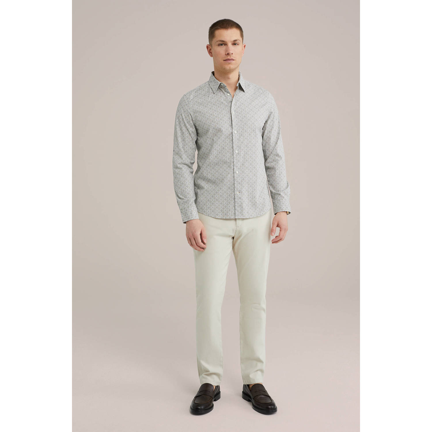 WE Fashion casual overhemd ecru
