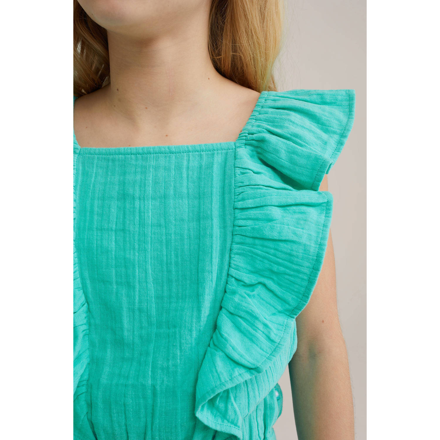 WE Fashion playsuit turquoise