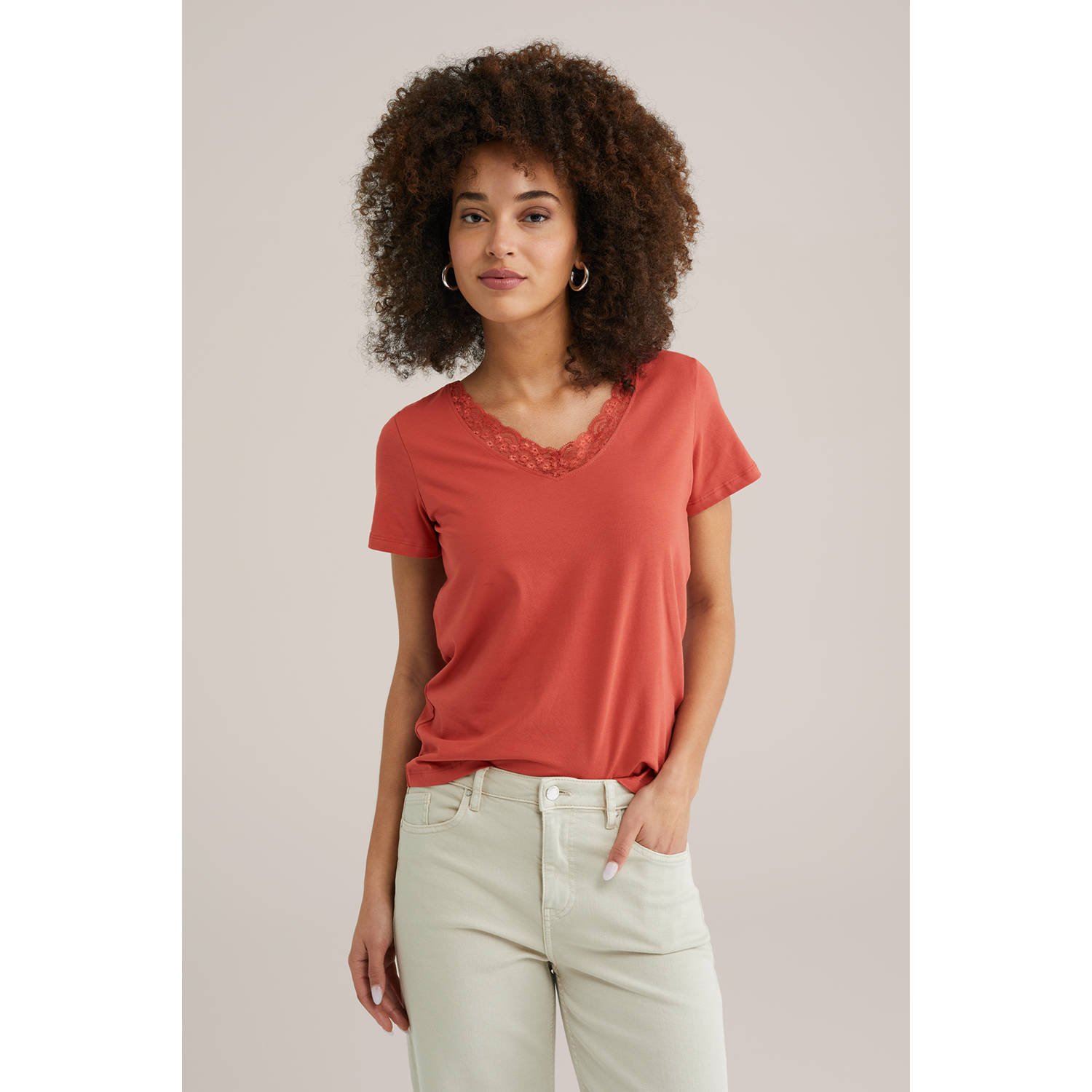 WE Fashion T-shirt rood