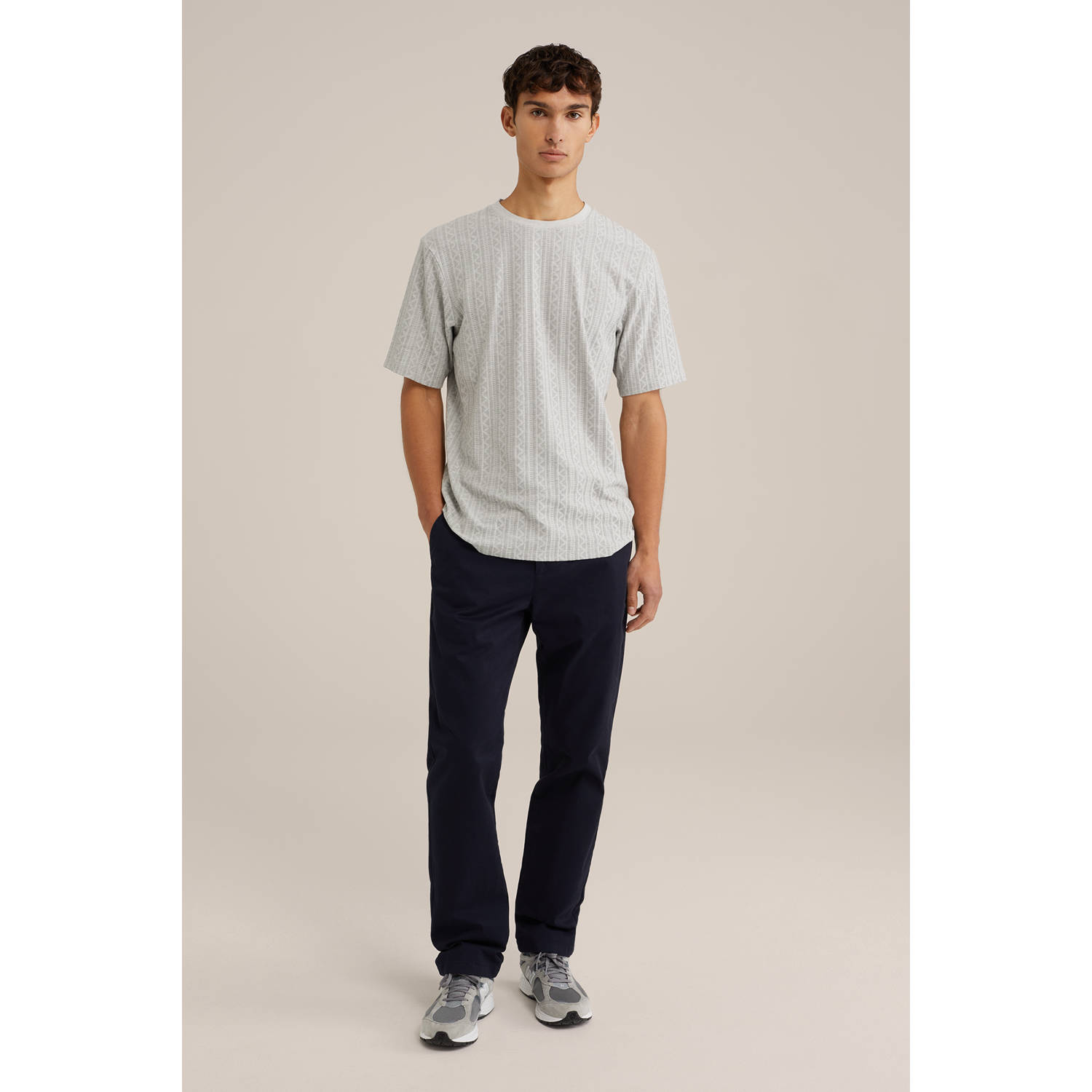 WE Fashion T-shirt lichtgrijs