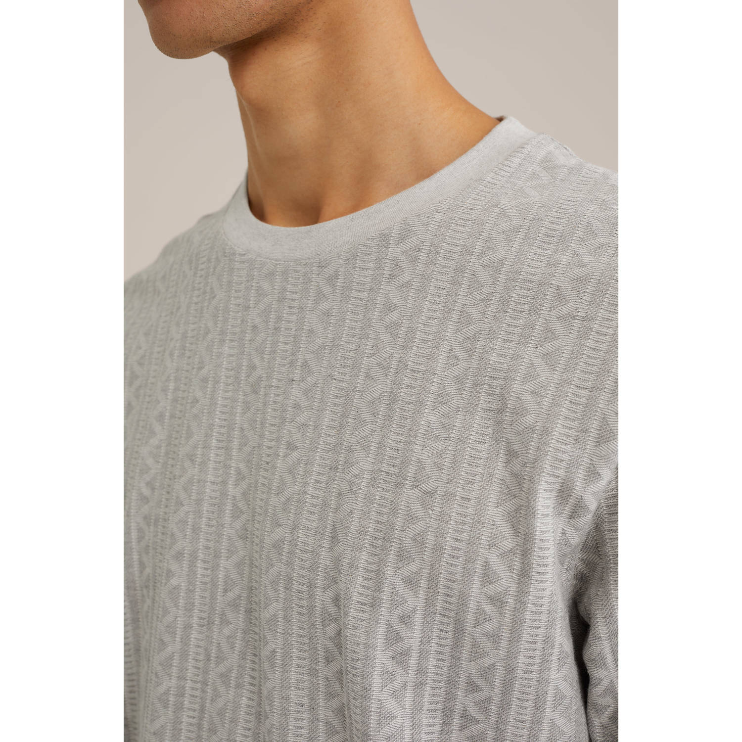 WE Fashion T-shirt lichtgrijs