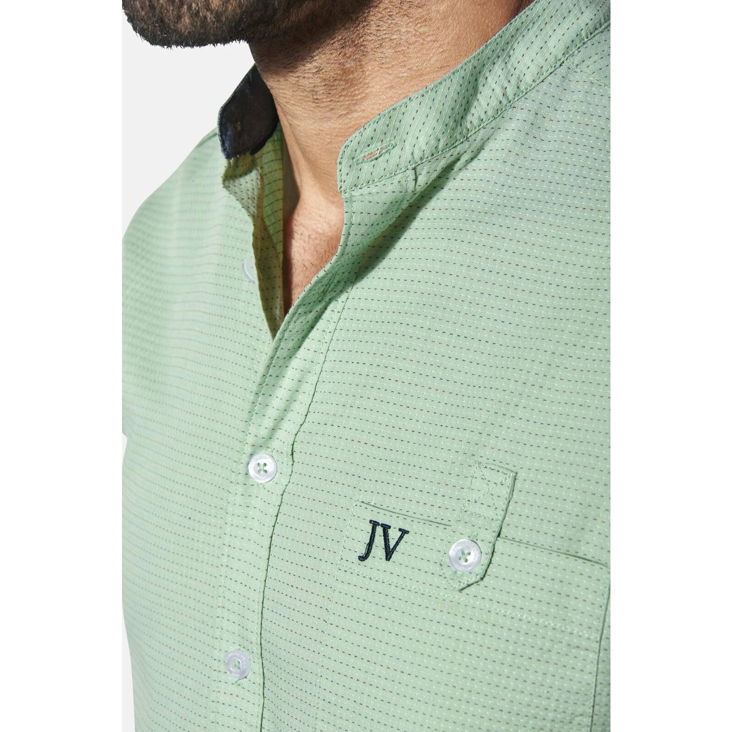 Jan Vanderstorm casual overhemd lichtgroen