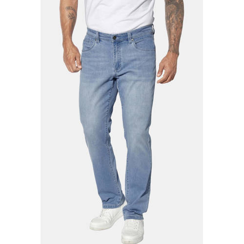 Jan Vanderstorm +FIT Collectie loose fit jeans BJOWID Plus Size light blue denim afbeelding