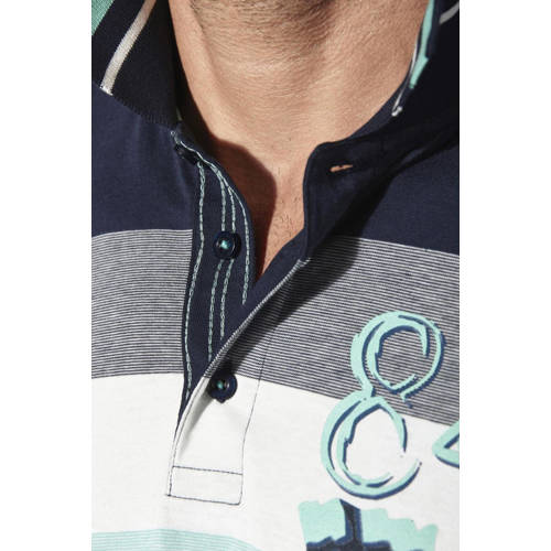 Jan Vanderstorm polo Plus Size SNORSE turquoise afbeelding