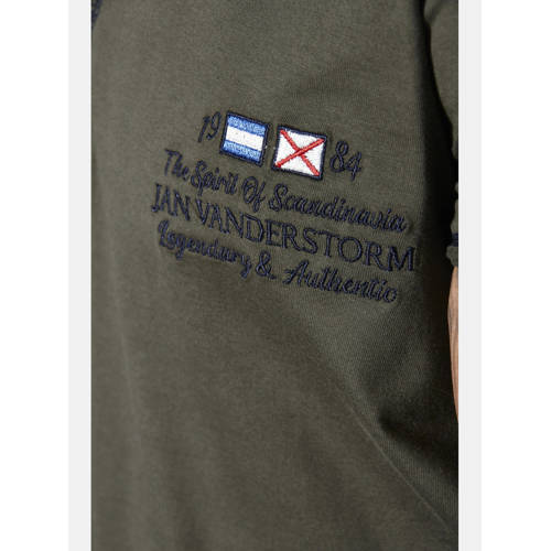 Jan Vanderstorm T-shirt Plus Size HAFTOR olijfgroen afbeelding