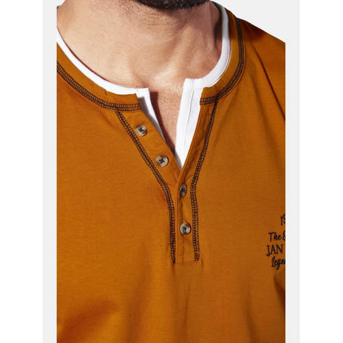 Jan Vanderstorm T-shirt Plus Size HAFTOR oranje afbeelding