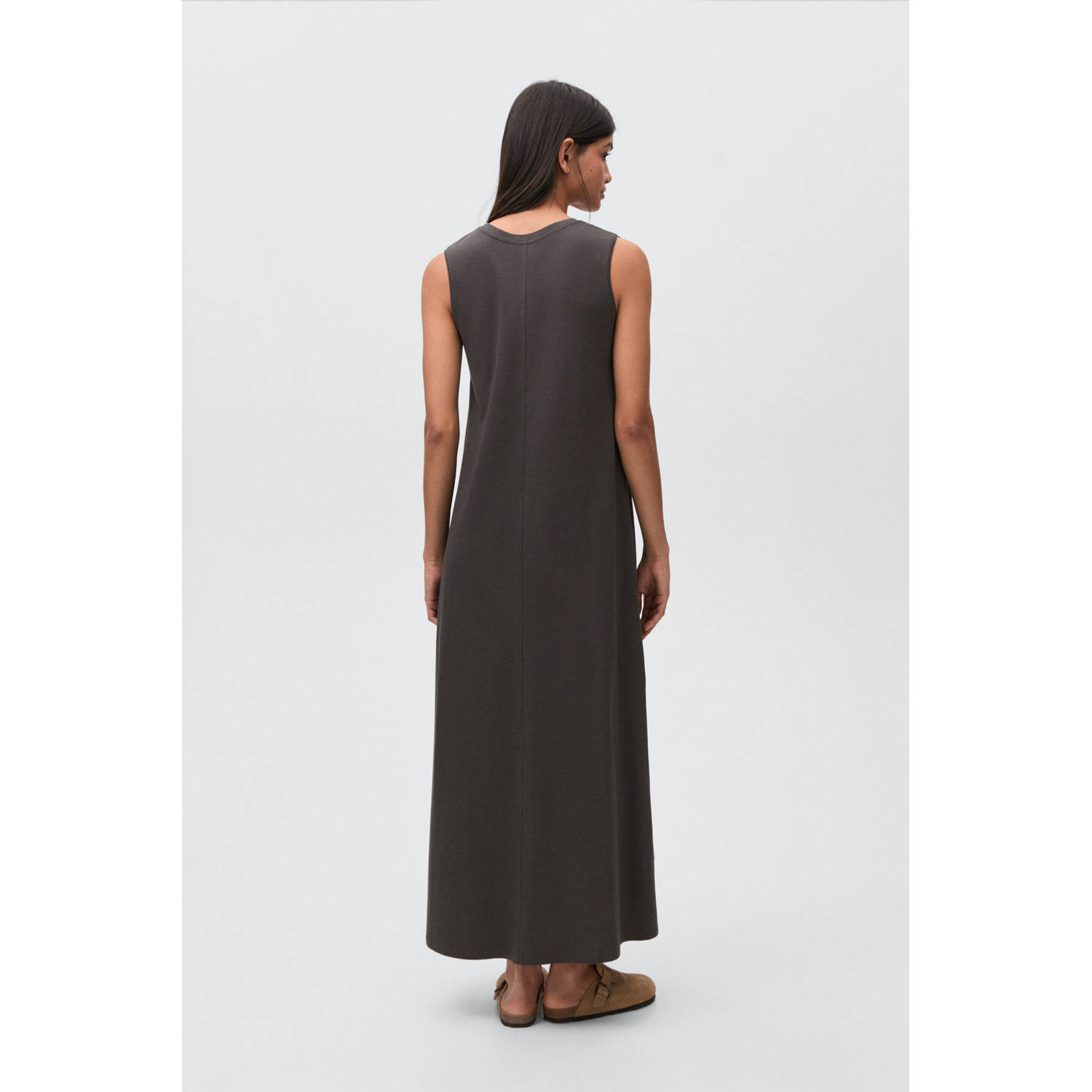MANGO TEEN maxi jurk antraciet