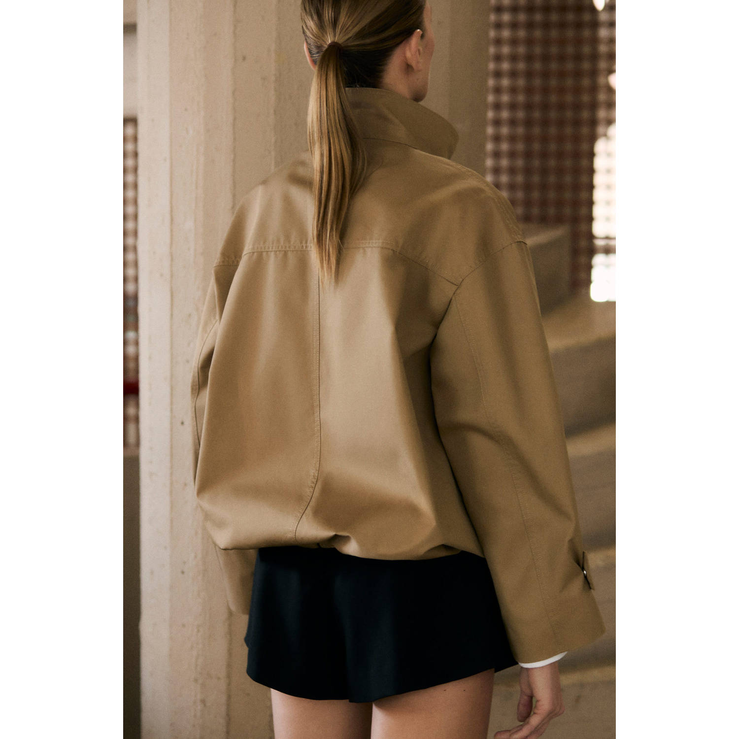 Mango bomberjack beige
