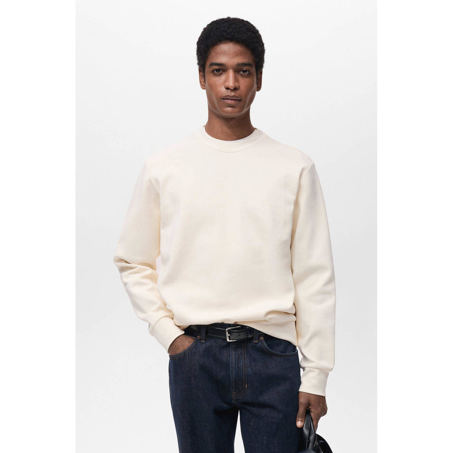 Mango Man sweater ecru
