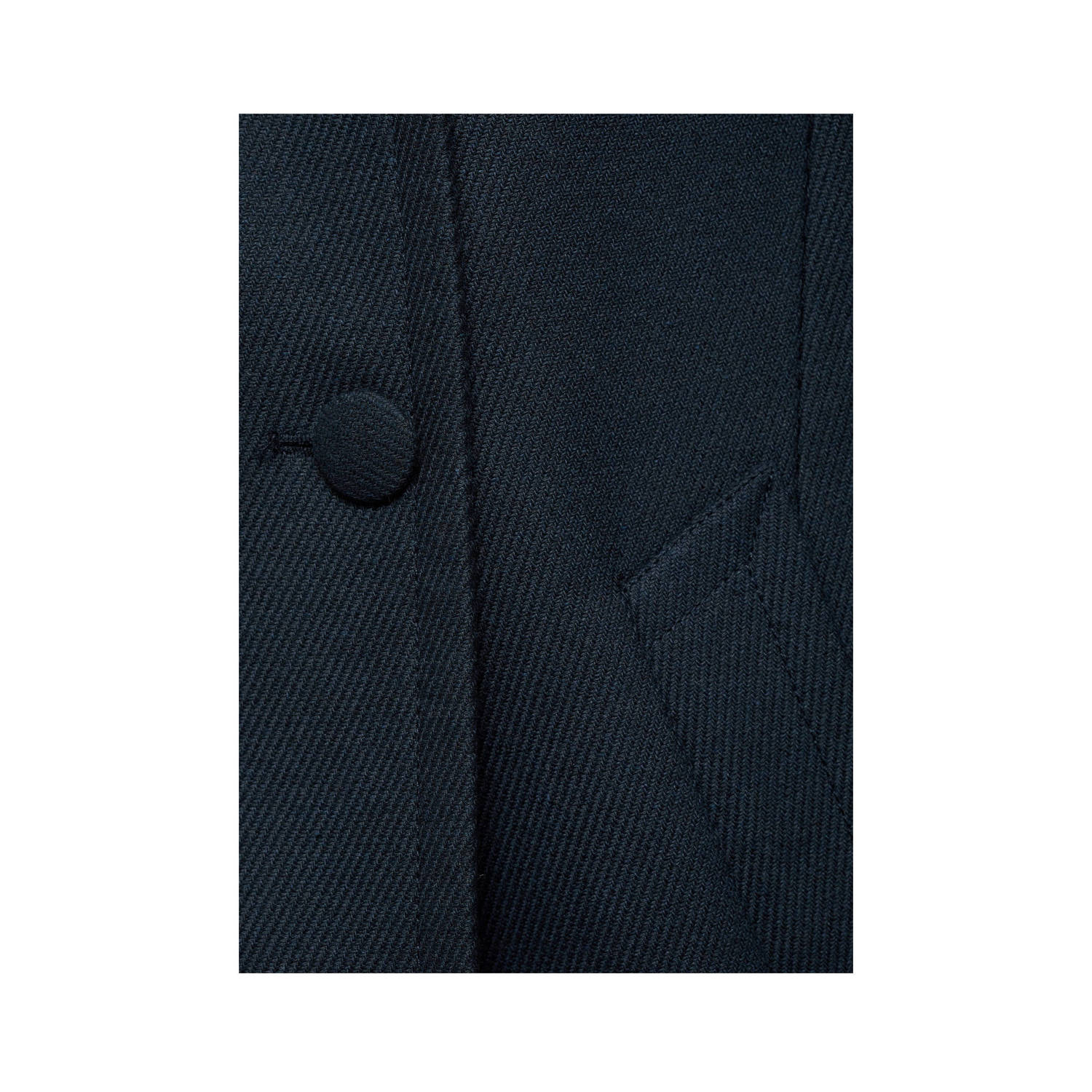 Mango manteljas donkerblauw