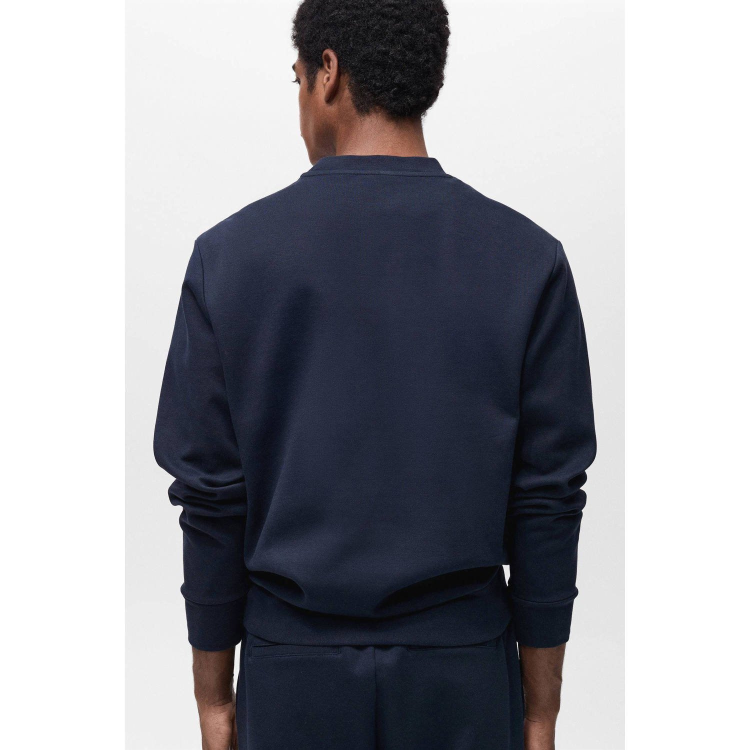 Mango Man sweater donkerblauw