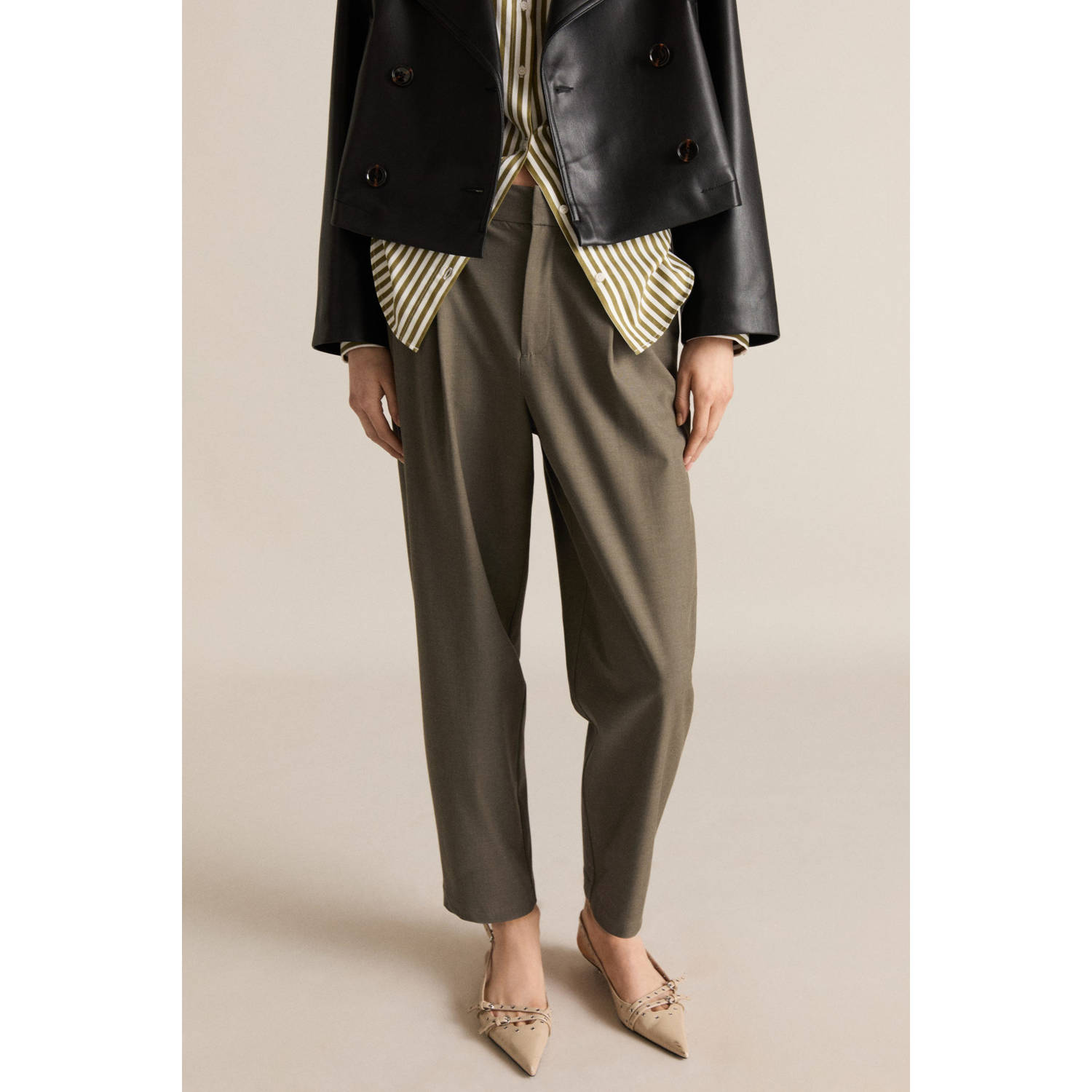 Mango broek bruin