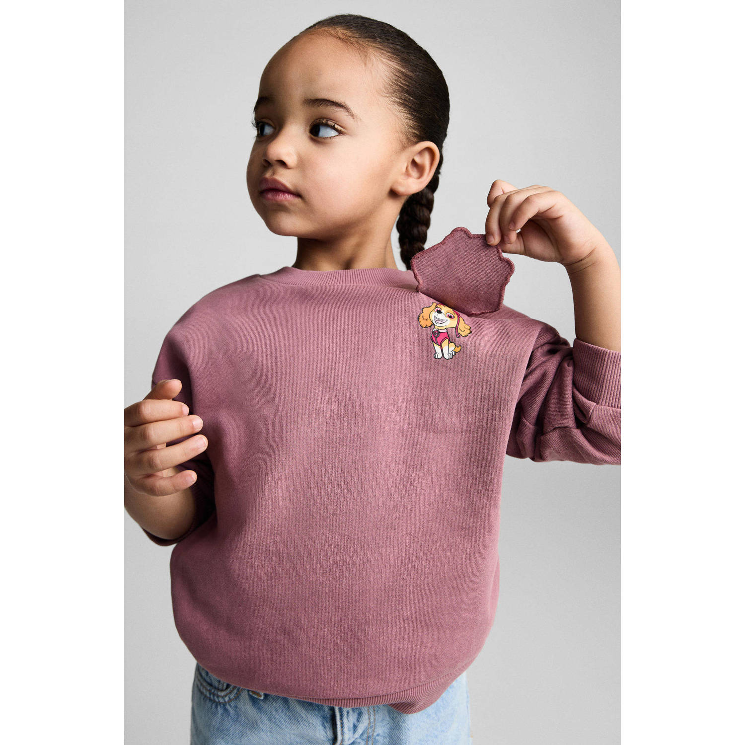 Mango Kids Paw Patrol sweater roze