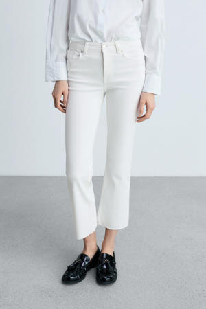 high waist flared jeans wit